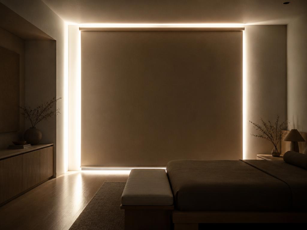 Blackout shade with no side channels, bright strips of daylight down both edges and above the roller